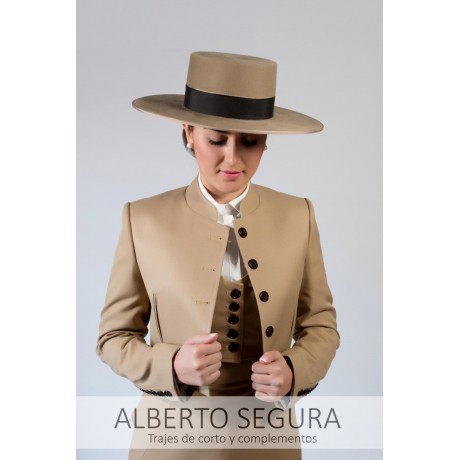 Chaqueta de Corto Señora Sarga Camel