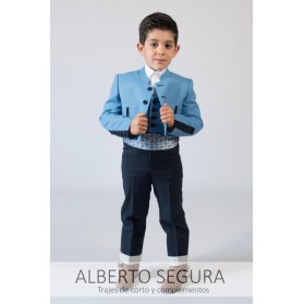 Traje Niño Sarga Azafata contrastes