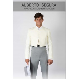 Chaqueta Sarga Blanco Roto